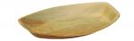Platte "S" mit Ecken 34,5x23,5cm Palmblatt